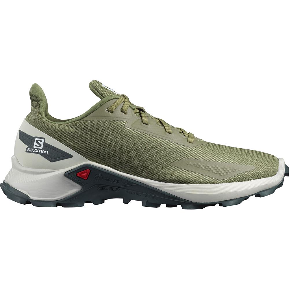 Salomon Singapore Mens Road Running Shoes - ALPHACROSS BLAST Deep Green | 18740-ARIS